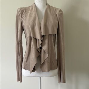 Bagatelle Tan Waterfall Blazer Contemporary Design